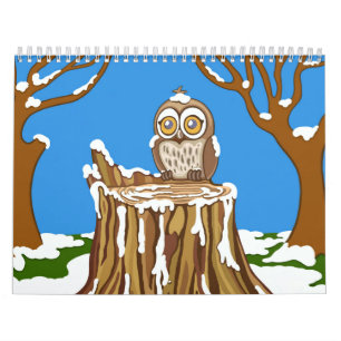 Um diário do calendário das histórias de horas 