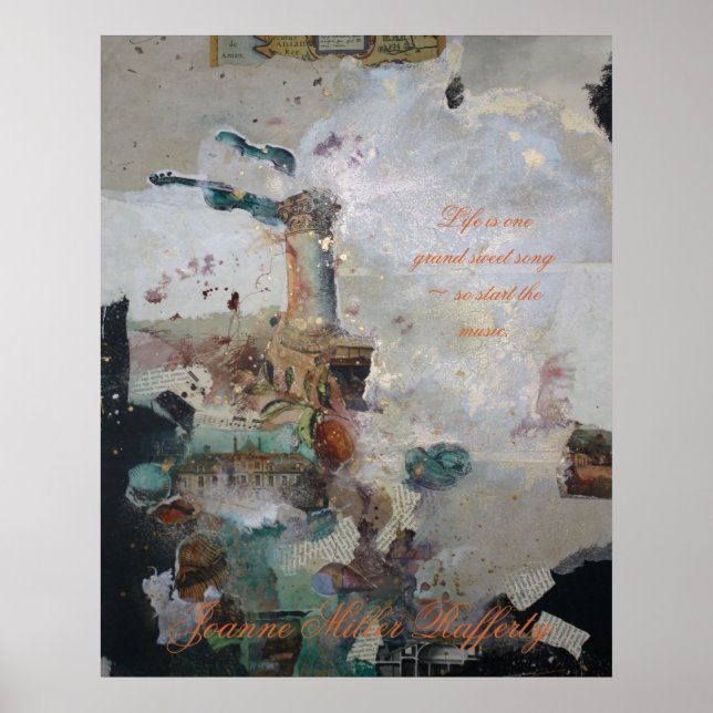 Um doce Poster de música (Frente)