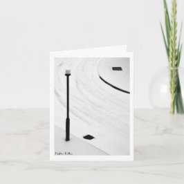 Um, Dois, Três, Neve! Cartão de Natal