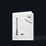 Um, dois, três - Neve! Notelet / cartão<br><div class="desc">Um cartão/bilhete para a temporada de inverno. Mensagem dentro lê Quando eu esvaziar minha mente,  tudo que resta é você</div>