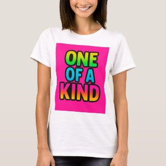 Um dos tipos - Neon Rainbow Statement T-Shirt