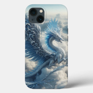 Um Dragão Incrível Cercado por Nuvens