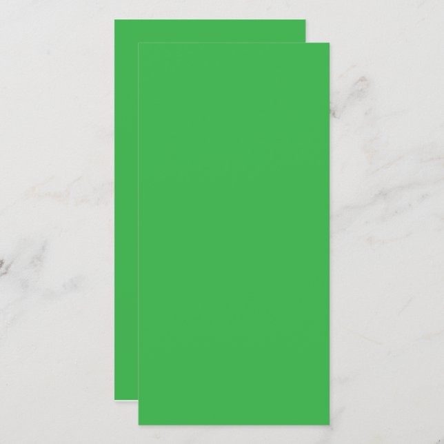um ecrã verde com fundo branco (Frente/Verso)