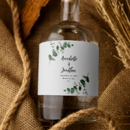 Um elegante casamento botânico eucalipto moderno