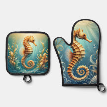 Um elegante cavalo marinho nadando debaixo d'água