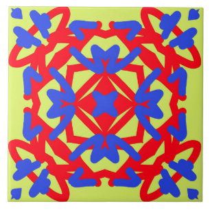 Um elegante design de azulejo de cerâmica clássica