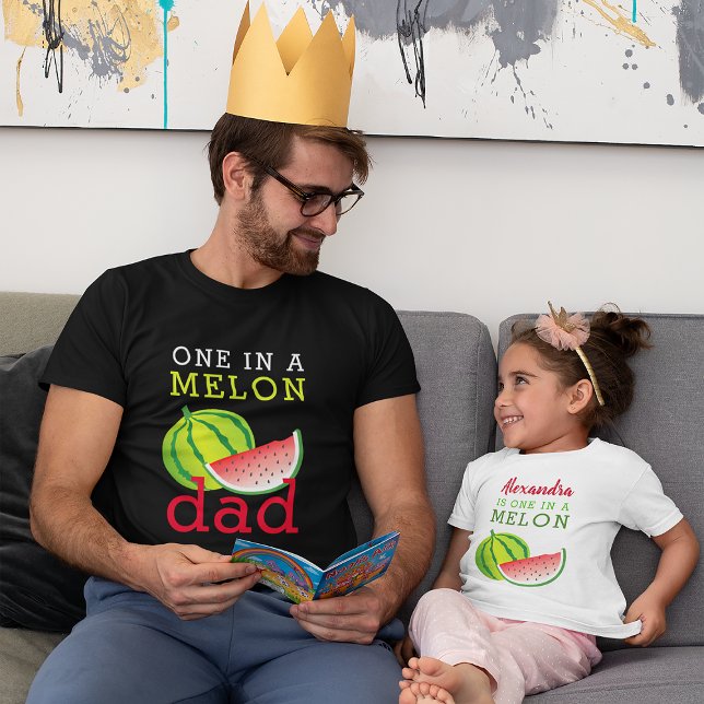 Um em um Pai Melon T-Shirt (Criador carregado)