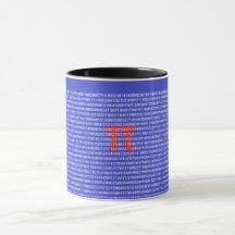 Um excelente da caneca do Pi (π) para o geek da