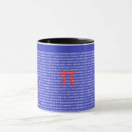 Um excelente da caneca do Pi (π) para o geek da