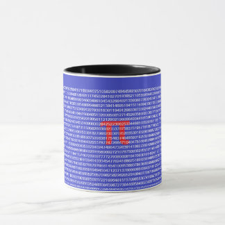 Um excelente da caneca do Pi (π) para o geek da