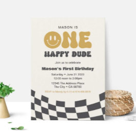 Um Feliz Convite De Aniversário Do Cara