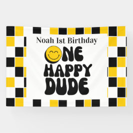 Um Feliz Garoto de 1 Ano de Idade Personalizável