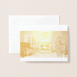 Um Feliz Natal para você e seu Cartão de Foil