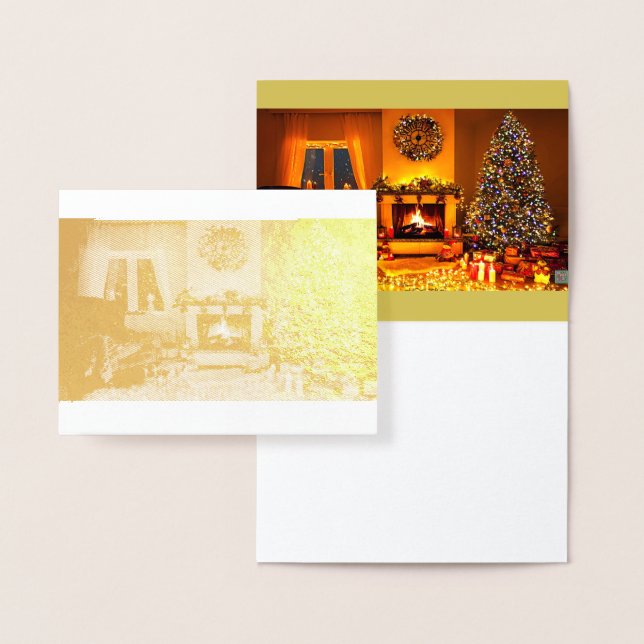 Um Feliz Natal para você e seu Cartão de Foil (Display)