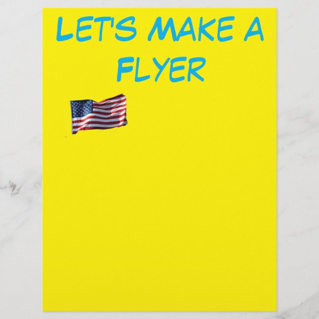 Um folheto personalizado (Frente)