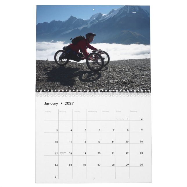 Um fora do calendário de Handcycle 2010 (Jan 2027)