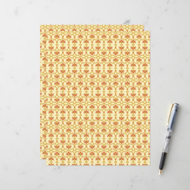 um fundo amarelo e branco com um traço (Frente/Verso In Situ)