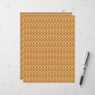 um fundo laranja e amarelo com um padrão