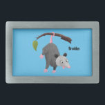 Um gambá engraçado bonito pendurado na banda desen<br><div class="desc">Este bonitinho gambá está só por aí por diversão! Desenhado no estilo de ilustração de desenho de desenho de bobo.</div>