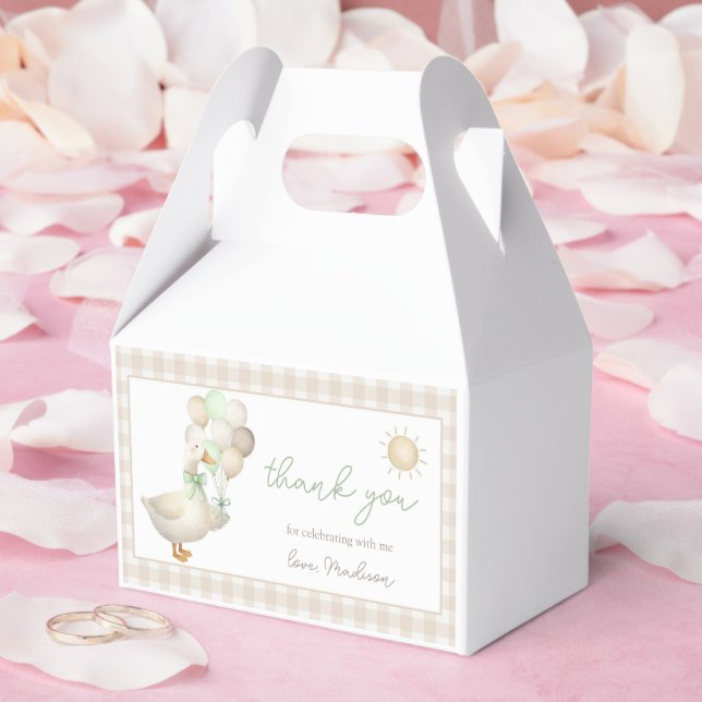 Um ganso Bobo, Balões, Caixa de Favoritos Retro Gi (Casamento)