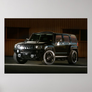 Um guerreiro urbano americano - poster de Hummer
