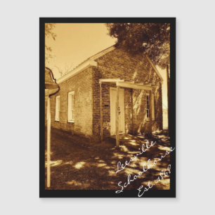 Um ímã da escola de uma sala