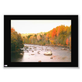 Um Impressão de Fotografia de Fall Stream