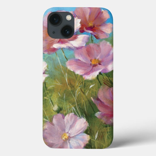 Um jardim floral cor-de-rosa (Verso)