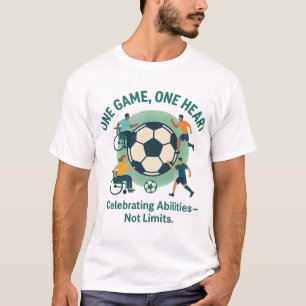 "Um Jogo, Um Coração — Inclusive T-Shirt De Futebo