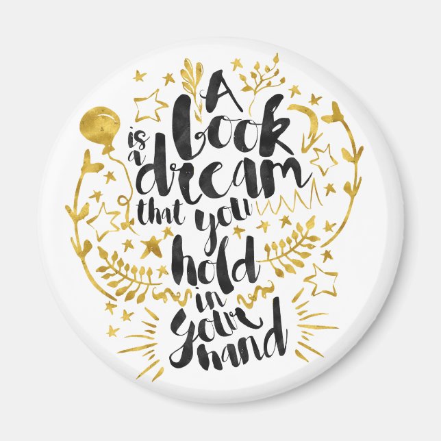 Um livro é um íman de sonho (Frente)