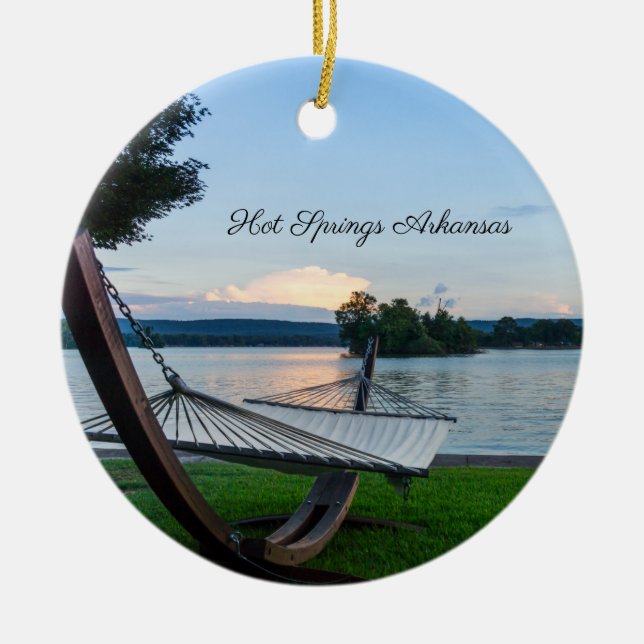 Um Local Para Relaxar O Ornamento Do Círculo (Frente)