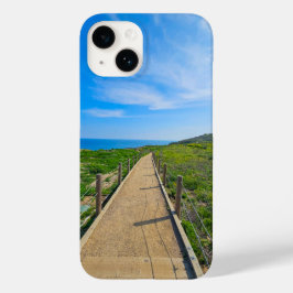 um longo caminho de enrolamento em Point Dume