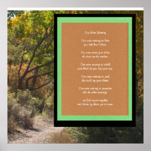 Um mais poster da poesia da manhã