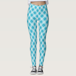 Um modelo apresentando leggings de cintura alta