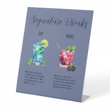 Um Modelo de Menu Drink de Assinatura para Cada Oc