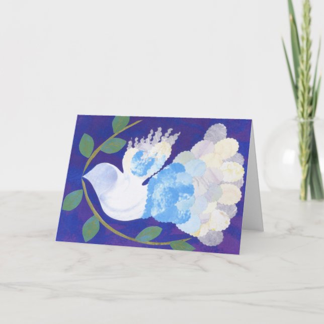 Um momento para o cartão vazio da paz (Frente)