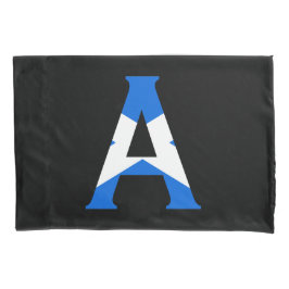 Um Monograma sobreposto à notação Scottish Flag Pc