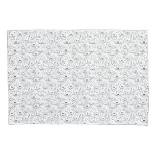 Um monte de Bunnies em branco - padrão perfeito.