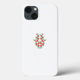 um monte de flores vermelhas num fundo branco