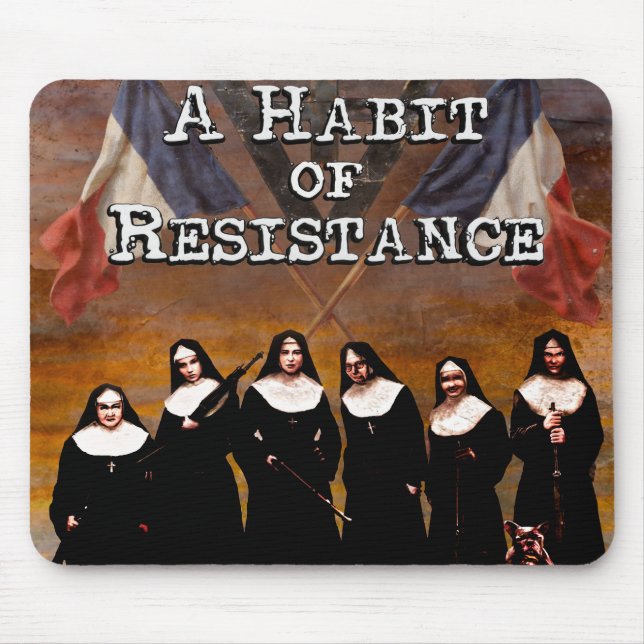 Um Mousepad de Hábito de Resistência (Frente)