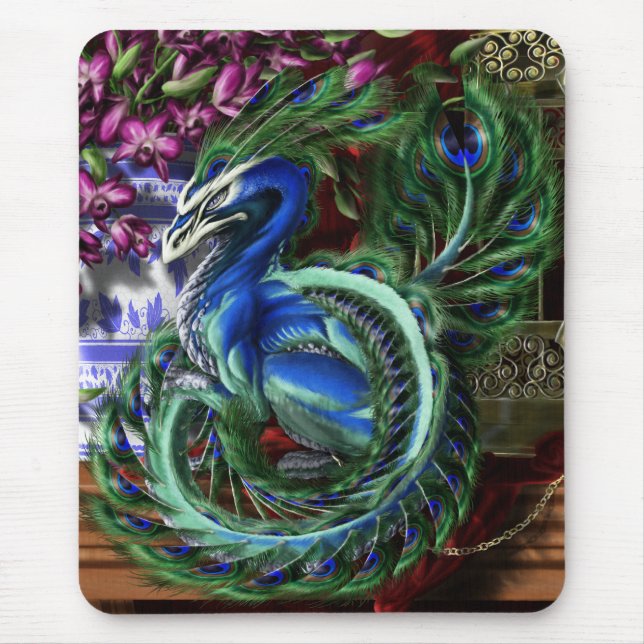 Um Mousepad prendido dourado (Frente)