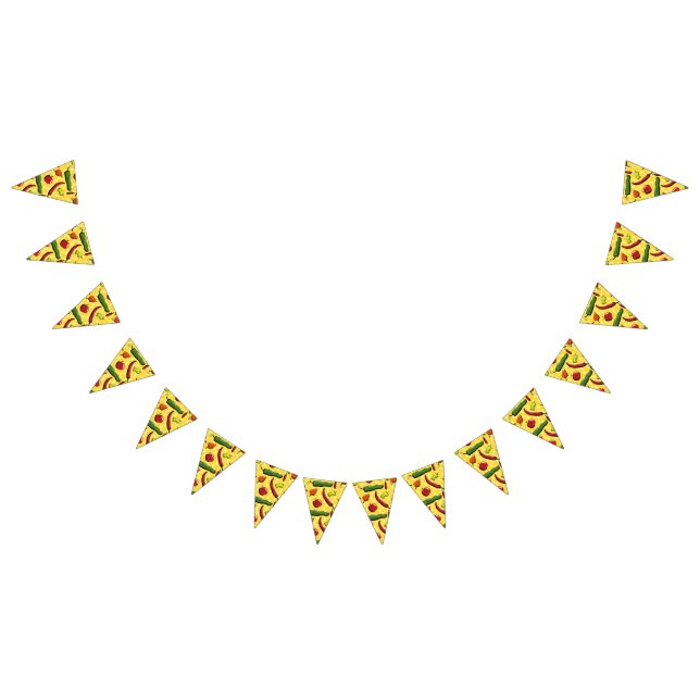 Um Mundo de Bandeira de Bunting Peppers Chili (Todos)