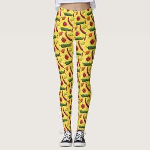 Um mundo de leggings de pimentões chili