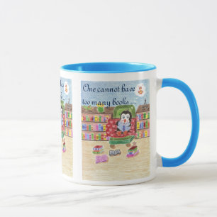 Um não pode ter caneca esperta demais do pinguim