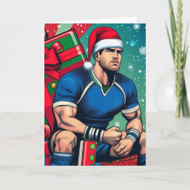 Um Natal de Rugby - Cartão Saudável de Rugby