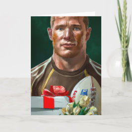 Um Natal de Rugby - Cartão Saudável de Rugby