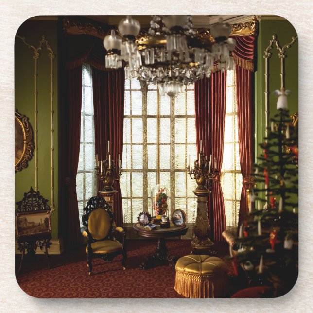 Um Natal Vitoriano - Porta copos plástica (Frente)