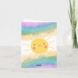 um no Sol Primeiros Cartões de Aniversário