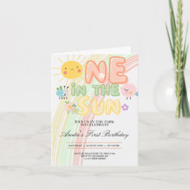 um no Sol Primeiros Cartões de Aniversário