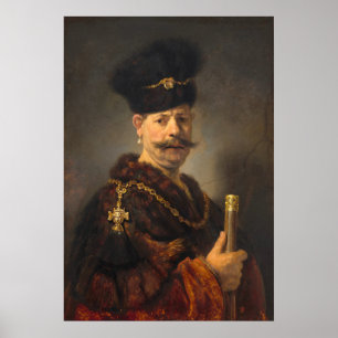 Um Noblã Polonês - Rembrandt Fine Art Poster